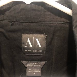 Armani Exchange , Black long sleeves.